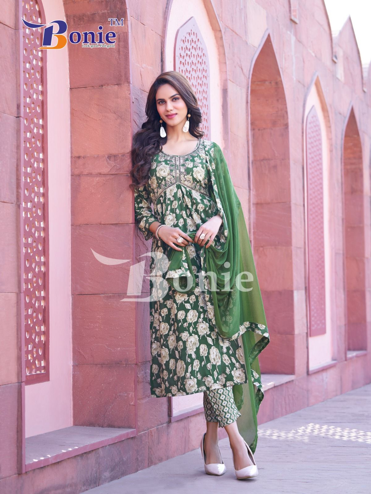 Gulzar Vol 3 By Bonie Rayon Printed Alia Cut Kurti With Bottom With Dupatta Wholesale Price In Surat
